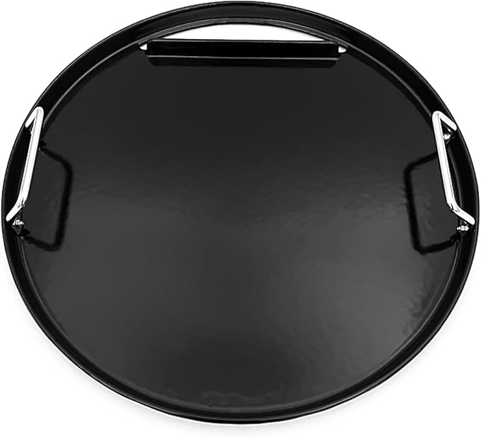 Cast Iron Full Size Round Flat Top Grill Cooking Griddles for BGE, Big Green Egg Large, Kamado Joe Classic, Jumbo Joe and Smokey Mountain Cooker Smoker 18" Charcoal Grill