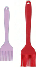 2 Pack Silicone Basting Brush for Cooking & Baking, High Heat Resistant Pastry Brush for BBQ Grilling, Marinating, Oil Spreading Food Grade, Dishwasher Safe Kitchen Gadgets (Red & Purple)