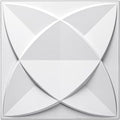 Art3d Decorative Textured PVC 3D Wall Panels for Interior Wall Decor in Living Room, Bedroom in White, Pack of 33 Tiles, 32Sq.Ft