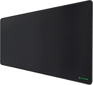 Black Shark Gaming Mouse Pad Desk Mat (35.4" × 15.8" × 0.15") Thick Extended Mousepad Non-Slip Spill-Resistant Mousepad with Special-Textured Surface, Anti-Fray Stitched Edges Desk Pad Manta P3