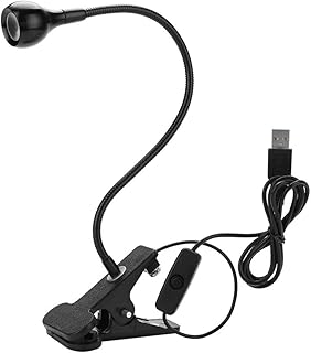 Zopsc USB 3W LED Phone Glue Curing Lamp,Portable Clamp Flexible 360 ° Desk Lamps,395 Wavelength,Plug and Play,for Repairing Phones,Fluorescent Agent Detection,Fluorescent Banknote