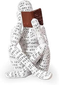 Modern Reading Woman Figurine - Home Decor Pulp Thinker Statue, Reading Women Sculpture Decoration for Home, Office, Living Room and Bookworms Abstract Thinker Statue for Shelf, Desk or Table