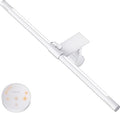 Quntis Monitor Light Bar with Remote, Eye-Care No Glare, Space Saving Home Office Desk Lamp, White, Stepless Dimming, Easy Setup LED Computer Light Backlight for Curved Gaming Monitors Reading Study