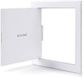 TICONN Access Panel for Drywall, 8 x 8 Inch ABS Plastic Wall Hole Cover Access Doors, Easy Install Drywall Access Panel, Ceiling, Wiring and Cables