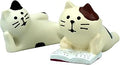 RAQWI Cute Mini Lazy Cat Reading Book Figurine Resin Cat for Office, Home Decoration Perfect Cute Cat Gift for Cat Lovers
