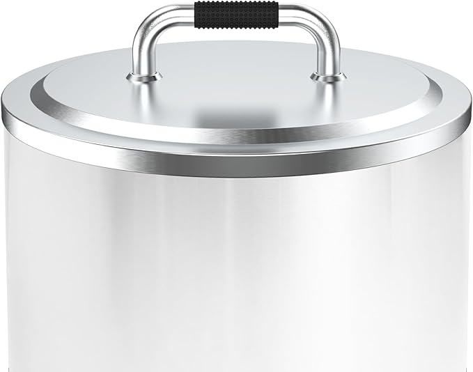 Fire Pit Lid for Solo Stove Bonfire 2.0, 304 Stainless Steel Fire Pits Round Lid with Heat Resistant Handle, Camping for Solo Stove Accessories Bonfire and Other 19.5" Outdoor Firepit