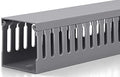 ZhiYo 3x3in Cable Raceway, 6.6ft Large Wire Tray, Cord Hider for Network Cable Management, Wire Covers for Cords Computer Under Desk, Cord Cover Wall Cable Hider Cable Cover, Gray