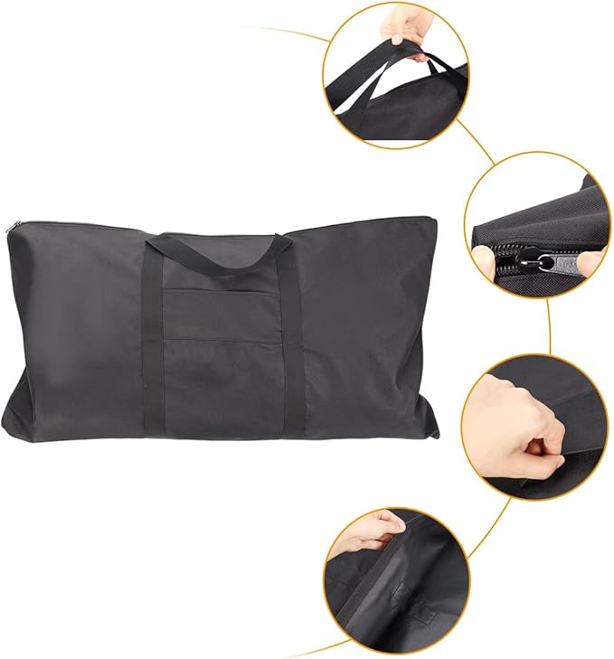 AJinTeby Griddle Bag for Camp Chef Flat Top Griddle SG100, SG60, FG32, Camping Accessories for Camp Chef Griddle 3 Burner Cookers, Heavy Duty 600D Waterproof Dustproof Carry Bag
