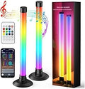 Ledagic Led Light Bar with Music Sync, Color Changing TV Backlight App & Remote Control, IC+RGB & W Smart RGB Light Bar, USB Powered Led Lights for TV, PC Room Monitor Backlight Gaming Accessories