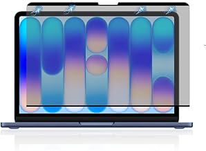 zyphonic Magnetic Privacy Screen Protector Compatible with MacBook Neo 13 inch, Removable Anti Spy Blue Light Glare Shield