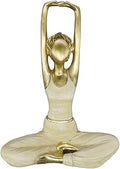 Artgenius Abstract Female Yoga Figurine, Decorative Girl Yoga Statue,Resin Women Yoga Pose Figurine Decor for Home,Mindfulness Gifts for Yoga Lovers (Arm Up)