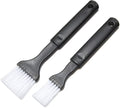 2 Pack - Nylon Bristle Pastry Brush for Basting, Baking, Cooking Food Brush