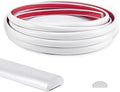 Art3d 10 Ft Peel and Stick Trim for Backsplash Tile Edge, Self-Adhesive Liner for Corner Decor in White,A17981WT
