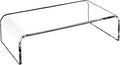 AMT Premium Acrylic Clear Monitor Stand Laptop/PC/Multimedia Monitor Riser for Home Office