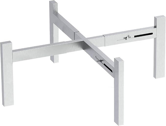 Firepit Stand for Solo Stove Accessories Bonfire Ranger Yukon and Other from 15 to 27 inch Fire Pit Adjustable Stainless Steel Outside Solostove Fireplace Patio Camping Backyard Parts