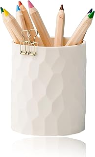minimaliving Pen Holder,Nordic Style Silicone Waterproof Pencil Holder for Desk Simple&Modern Minimalist Makeup Organizer Multifunctional Office Supplies for Home,Kids and School(Beige)