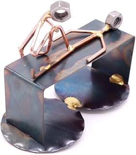 Physical Therapist Metal Figurine - Hand Welded, Recycled Metal Art - Unique Desk Accessory, Medical Office Decor, Gift
