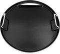 Cast Iron Full Size Round Flat Top Griddle for Weber 18" Kettle Charcoal Grill, Jumbo Joe, Bar‑B‑Kettle and 18" Smokey Mountain Cooker Smoker Grills, Charbroil Patio Bistro TRU-Infrared Electric Grill