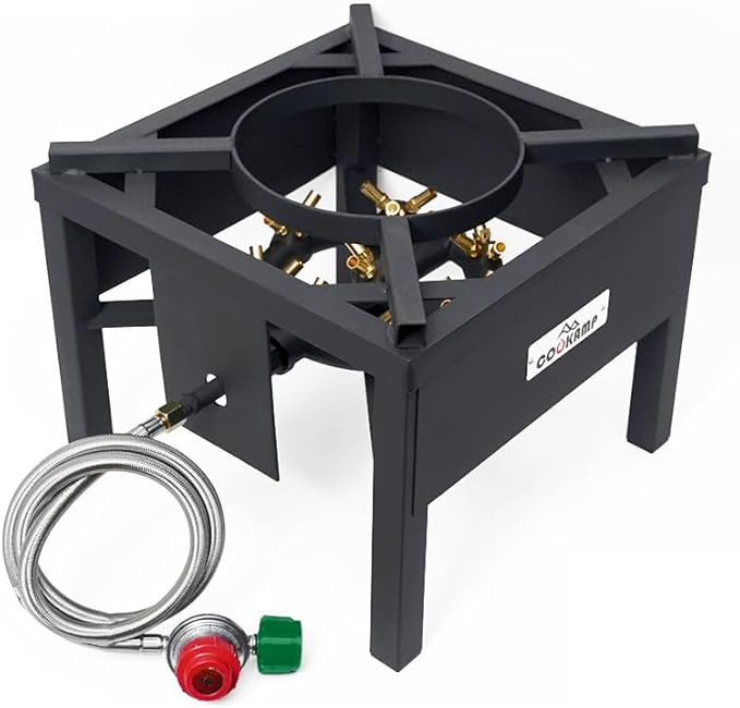 COOKAMP Propane Burner for Outdoor Cooking (23 Tips Jet Burner)