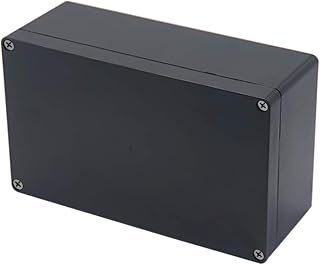 Project Box ABS Plastic Black Electrical Boxes IP65 Waterproof DIY Electronic Junction Box Power Enclosure 7.87 x4.72 x2.95 inch (200x120x75 mm)