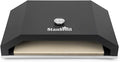Stanbroil Outdoor Pizza Oven Pizza Maker for Blackstone 22", 28" Tabletop Griddles Cooking Station, Blackstone Flat Top Gas Grill Accessories with Temperature Gauge, 17.3 in. x 12 in. Pizza Stone