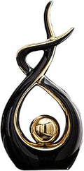 Norrclp Home Decor Modern Abstract Art Ceramic Statue Table Decorations for Dining Room Living Room Office Centerpiece