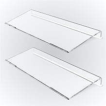 BEEGO Ergonomic Computer Keyboard Stand - 2PCS Clear Acrylic Keyboard Riser Tilted Keyboard Holder Keyboard Tray with White Non-Slip Strip for Easy Typing at Home School Office Desk Accessories