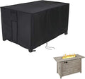 Rectangular Fire Pit Cover for Best Choice Products 42 Inch Gas Fire Pit Table,Outdoor Waterproof Propane Firepit Table Cover - 42 X 20 X 25 Inch