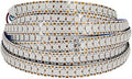 Individually Addressable RGB LED Strip 6.5FT 144LEDs/M 5050 SMD with WS2812 IC Control Smart Flexible Dream Full Color White PCB Light IP30 Non Waterproof DC5V（No Adapter or Controller）