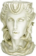 Medusa Head Planter White Face Vase for Décor Indoor Plant Pot with Drainage Hole Flower Pot Outdoor Large