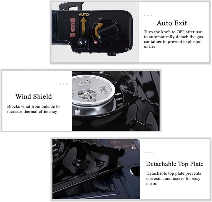 Suntouch Portable Gas Stove with Case (ST-7000 Blue)