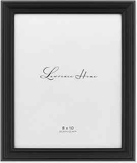 Lawrence Frames 8x10 Classic Detailed Black Picture Frame (535480)