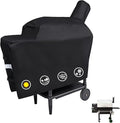 Utheer Grill Cover for Green Mountain Grill Daniel Boone Choice Grill, Heavy Duty 600D Waterproof Fabric Grill Cover for GMG-3001, Black