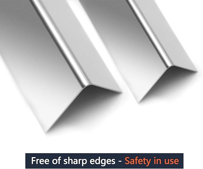 Hongso 7636 15.3" Stainless Steel Flavorizer Bars Replacement for Weber Spirit I & II 300 Series E & S 310 320 330 Gas Grill with Front Mounted Control, Spirit 2 GS4 Heat Plate for 67046 69797 68843
