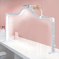 Upgraded Nail Tech Lamp with Dual Phone Holder, 34 in Foldable Large Nail Light for Desk, 3 Modes 3000K-6000K LED Manicure Lamp, Half Moon Light for Lash Eyelash Extension, Tattoo, Eyebrows