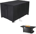 Fire Pit Cover Rectangular 55 Inch,Propane Gas Fire Pit Table Cover,Outdoor Waterproof Firepit Table Cover - 55 x 22 x 25 Inch