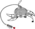 Bulin Camping Stove Backpacking Stove Portable Gas Stove with Piezo Ignition. 3800W Foldable Lightweight Cookware Outdoor Stove with Fuel Canister Adapter, Burner Kit for Camping Hiking Cooking