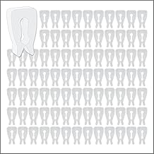100 Pack Inventory Control Clips, Peg Hook Product Stoppers, Fits .15" to .25" Diam. Plastic or Metal Hooks, Inexpensive Product Display Control, Pegboard Accessories by ClipStrip