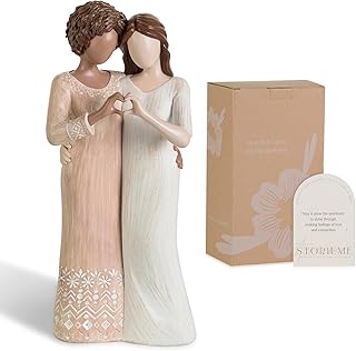 Storieme Gifts for Best Friends Women – Friendship Figurines Statue - Unique Unbiological Sister Birthday Idea