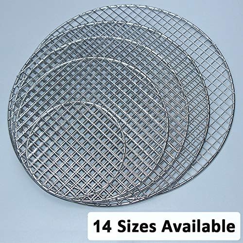 Cooking Grid 13" Round Baking Rack Canning Rack Cross-wire Cooling Rack Durable Stainless Steel Multi-Purpose Baking Barbecue Rack/Food Steamer/Cooking/Baking/Steaming Rack (330mm/13")