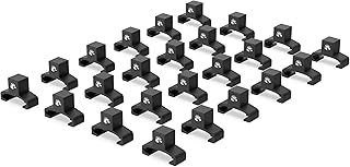 Olsa Tools Black Spring-Loaded Socket Clips - 24-Pack (3/8-Inch Drive) - Compatible with Olsa Socket Holders - Part: 1136