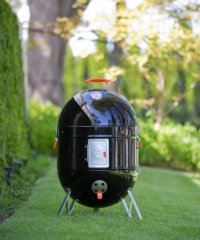 ProQ BBQ Smoker (Excel V4) - 4in1 Charcoal Meat Smoker BBQ - Outdoor Smokers and Grills - BBQ with Smoker