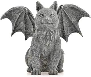 Pacific Giftware Winged Cat Gargoyle Statue Figurine Myth Fantasy