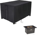 Rectangular Fire Pit Cover 40 inch, Propane Gas Fire Pit Table Cover,Outdoor Waterproof Firepit Table Cover - 40 X 28 X 25 Inch