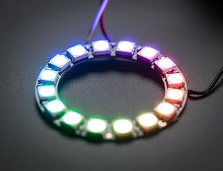 Adafruit NeoPixel Ring - 16 x 5050 RGB LED with Integrated Drivers [ADA1463]