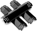 Unicook Grill Heat Plates for Nexgrill 720-0864, 720-0864M, BBQ PRO, Backyard, Expert, Grill Burner Covers Replacement Parts, 14.6 Inch Heat Shields Tents, Porcelain Flame Tamers, 3 Pack