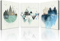 Lapremoly Large Canvas Wall Art For Living Room Bedroom Framed Wall Decor Abstract Geometry Mountain Painting Artworks Pictures Office Inspiration Home Decoration Ready To Hang Wall Art Prints