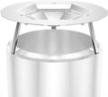 Heat Deflector for Solo Stove Bonfire 19.5", 304 Stainless Steel Portable Heat Diffuser with Handle&Leg Accessory for Bonfire Fire Pit Captures/Redirects Warmth for Solo Stove Accessories