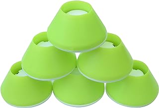 Walker Coasters, Tennis Ball Yellow 6 Pack By Easy To Use Products - Longer Lasting More Durable Tennis Ball Alternative - Glides Easily Over Hard Surfaces - Mobility Aid Accessory for Seniors