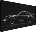Extra Large Gaming Mouse Pad, XXL Black Sports Car Design, Non-Slip Rubber Base, 35.4 x 15.7 Inches, Rectangular Desk Mat Perfect for Gamers & PC Enthusiasts